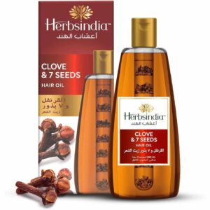 زيت القرنفل و7 بذور لتغذية وتقوية الشعر - Herbsindia - Clove & 7 Seeds Hair Oil